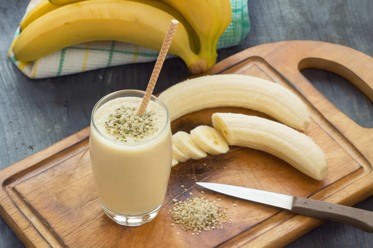 smoothie proteine banane chanvre