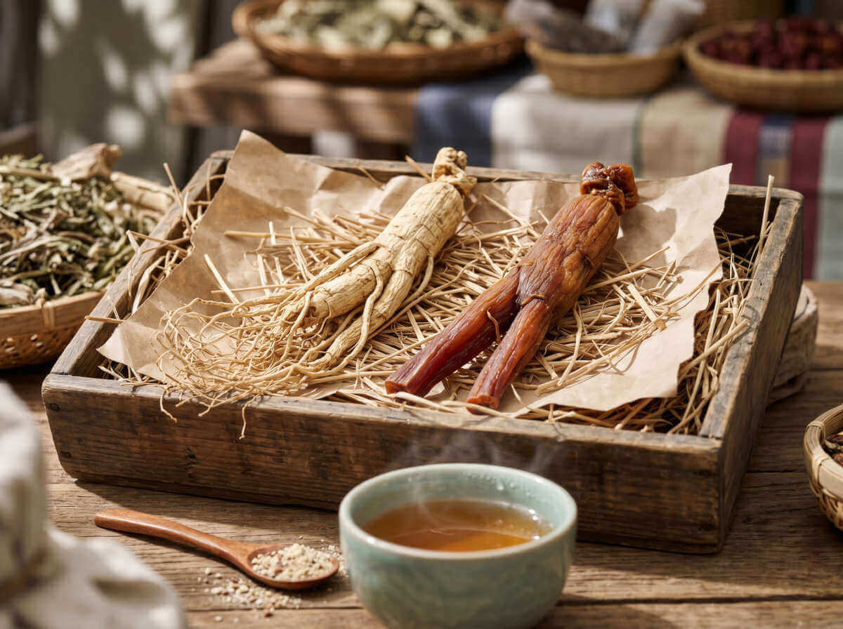 Ginseng rouge ou blanc : quelle différence et lequel choisir ?