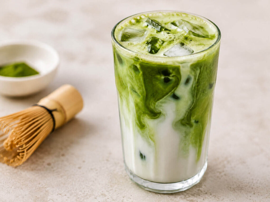 matcha glace latte matcha glace latte