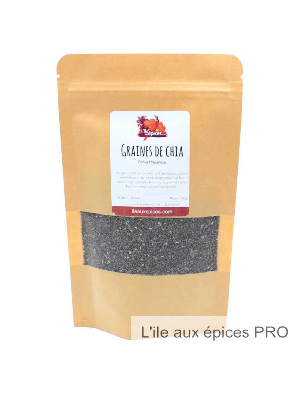 Grossiste Sachet de graines de chia pro