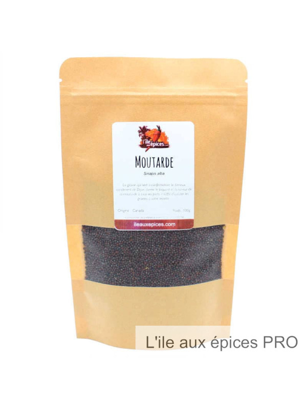 Grossiste Sachet de moutarde brune graines pro