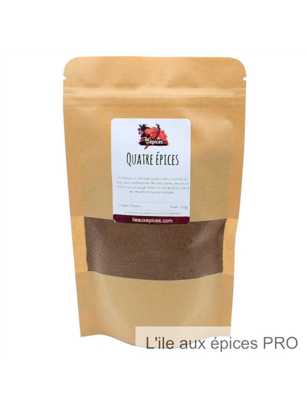 Grossiste Sachet de quatre épices pro