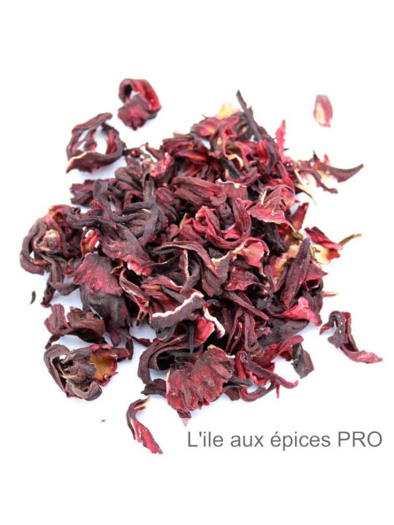 Vente en gros Fleurs d'hibiscus séchées (pour bissap ou carcadé) pro