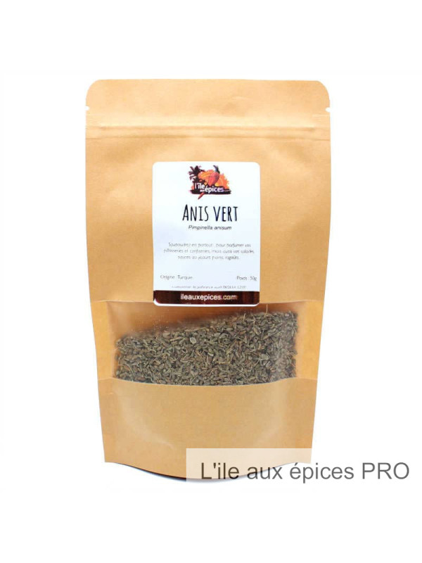 Grossiste vente en kg Sachet de graines d'anis vert pro