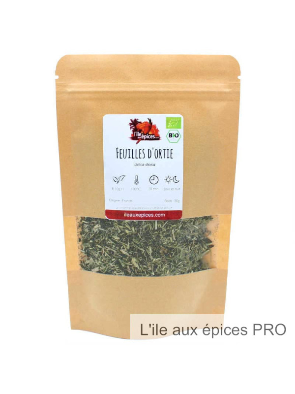 Grossiste Sachet de feuilles d'ortie séchées pro