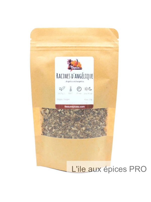 Grossiste Sachet de Racines d'Angélique séchées pro