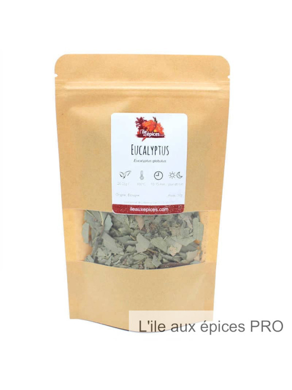 Grossiste Sachet de feuilles d'eucalyptus séchées pro