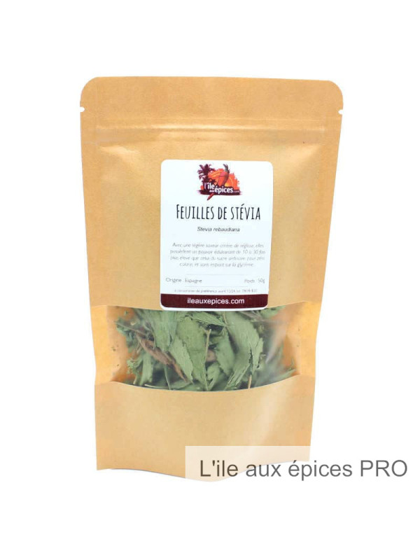Grossiste Sachet de Feuilles de stevia séchées pro