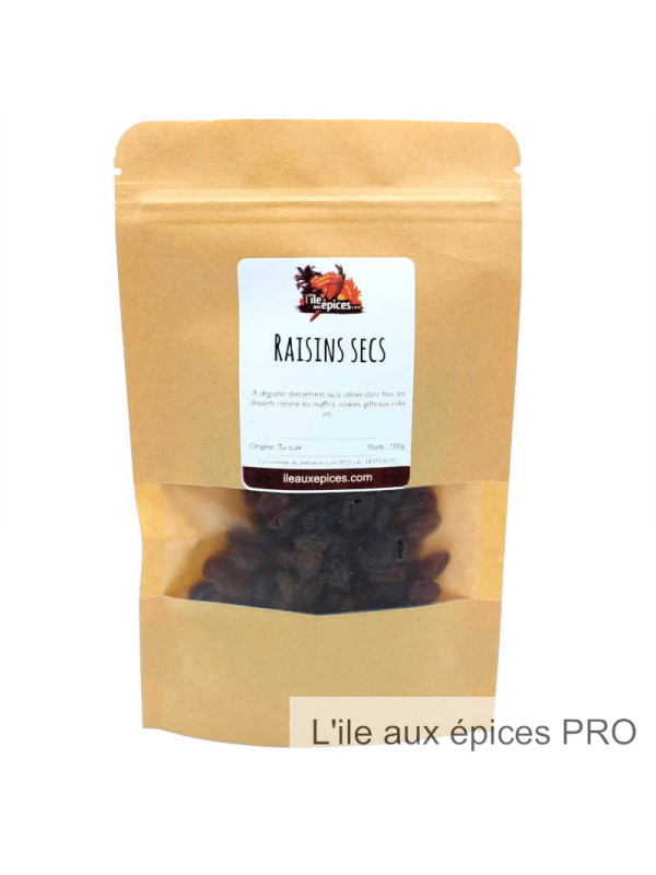 Grossiste Sachet de raisins secs pro