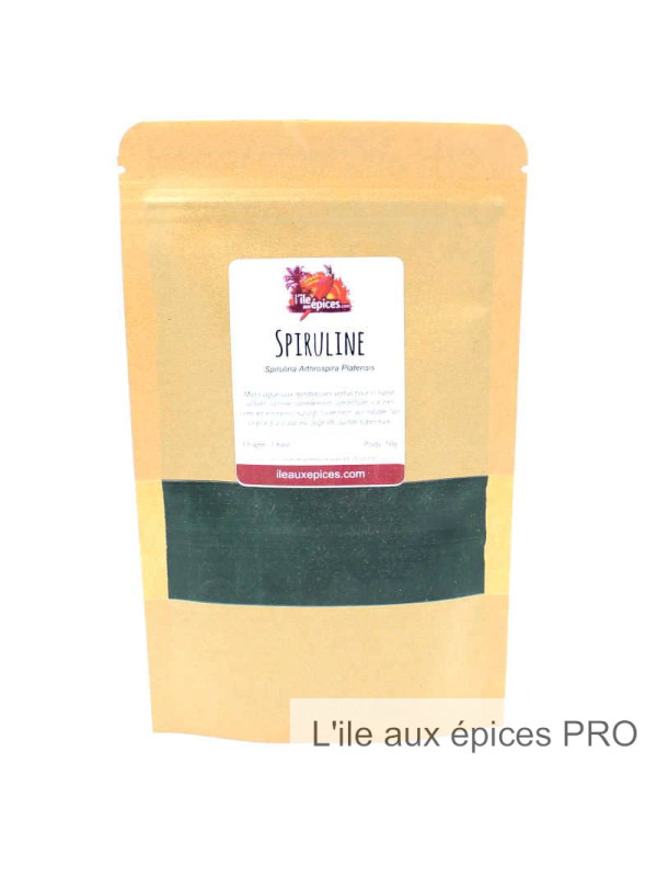 Grossiste Sachet de poudre de spiruline bio pro