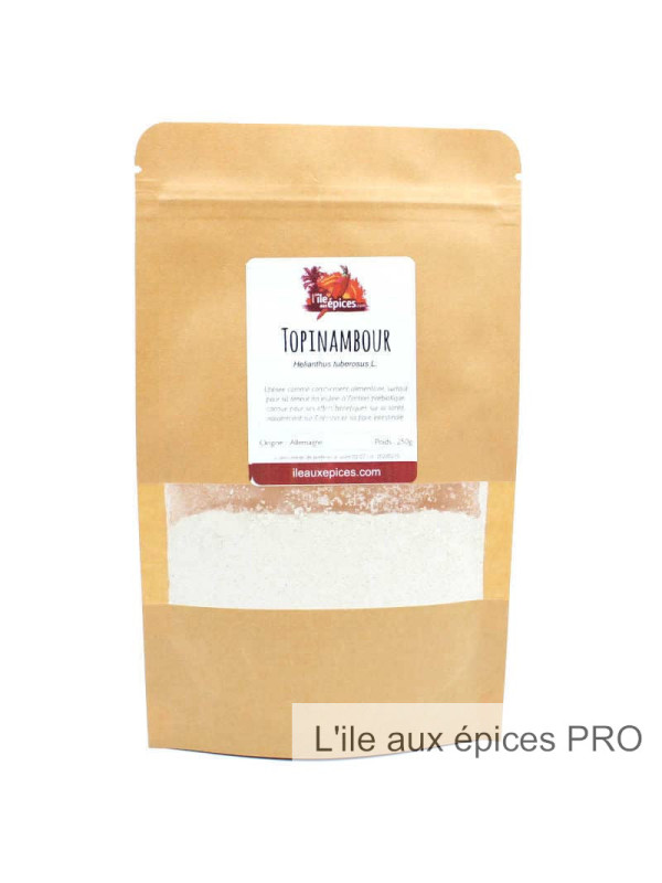 Grossiste Sache de topinambour en poudre bio pro