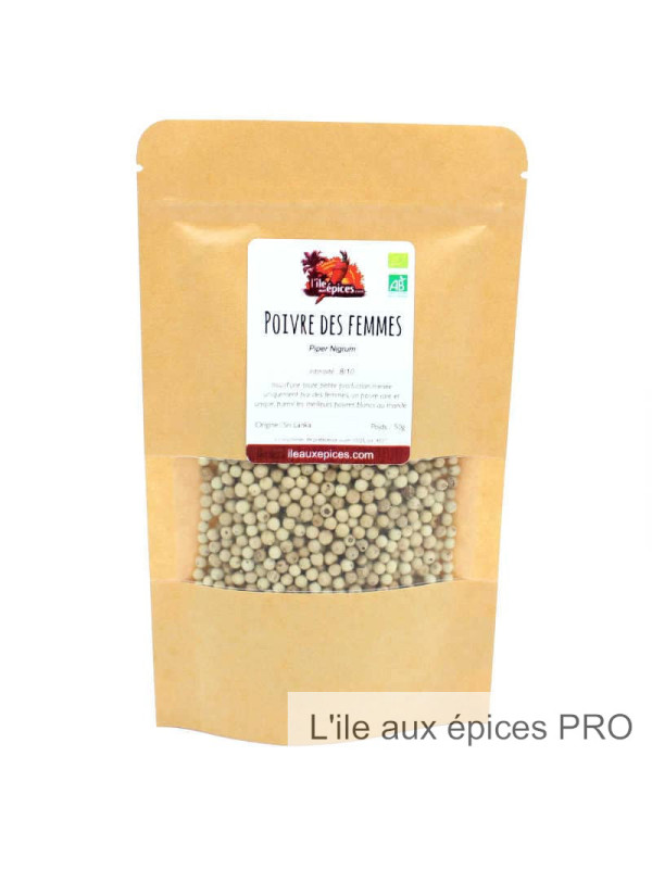 Grossiste Sachet de Poivre du srilanka bio pro