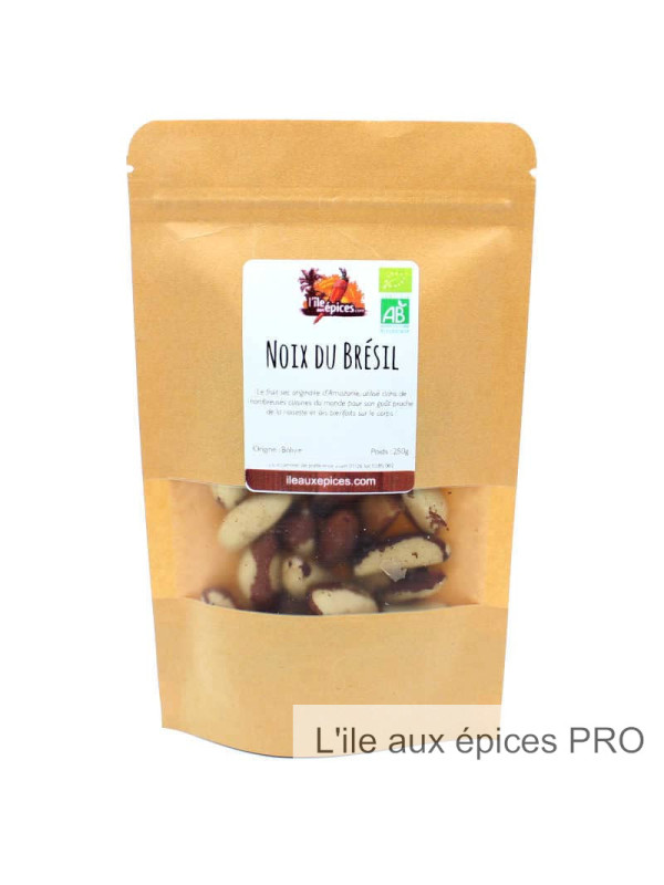 Fournisseur Sachet de Noix du Brésil bio en kilo