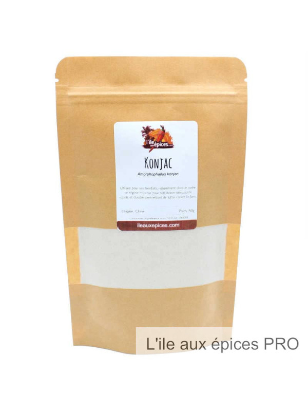 Fournisseur Sachet de Poudre de Konjac au kilo