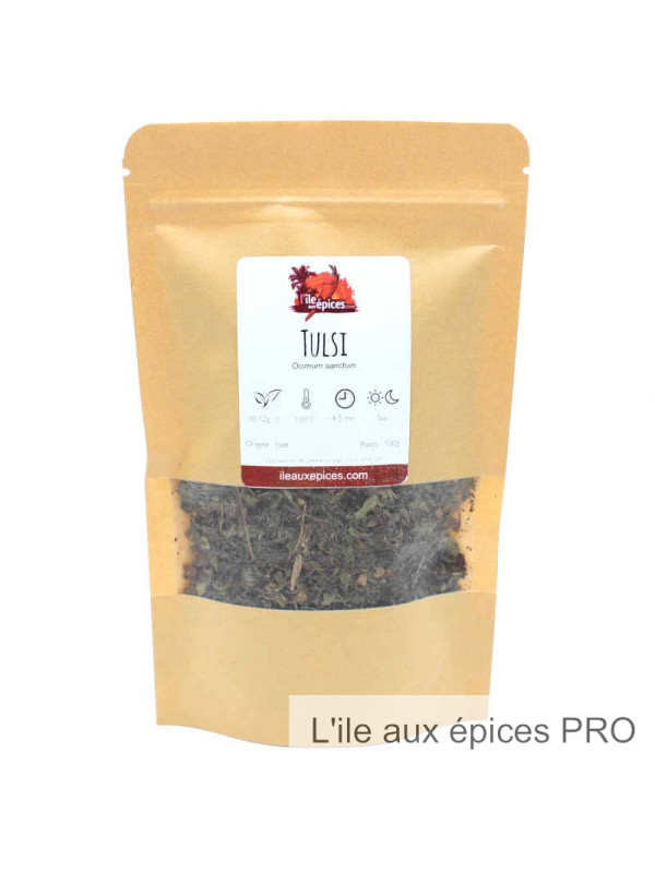 Fournisseur Sachet de Tulsi séché pour tisane au kilo